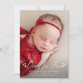 Notre nouveau Faire-part de naissance photo de scr (Devant)