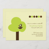 Notre nouveau Faire-part de nid (Devant / Derrière)