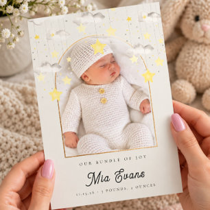 Notre Nouveau-Né Faire-Part de Naissance