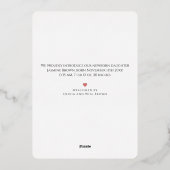 Notre nouvelle carte Faire-part de naissance Mirac (Verso)