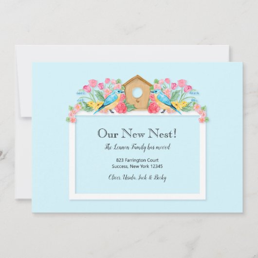 Notre nouvelle Faire-part de repos (Devant)