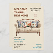 Notre nouvelle invitation de fête à domicile (Devant / Derrière)