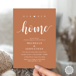 Notre nouvelle maison, Cartes d'invitation pour la