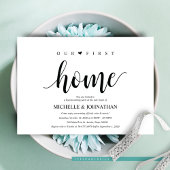 Notre nouvelle maison, Cartes d'invitation pour la