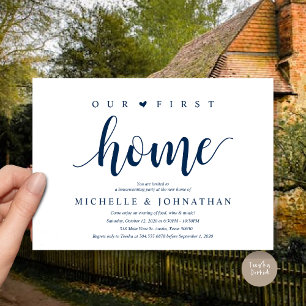 Notre nouvelle maison, Cartes d'invitation pour la