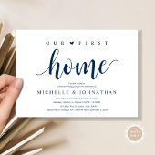 Notre nouvelle maison, Cartes d'invitation pour la