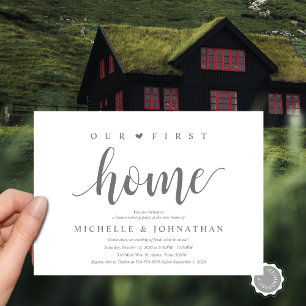 Notre nouvelle maison, Cartes d'invitation pour la