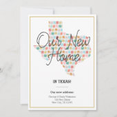 Notre nouvelle maison - Texas Moving Carte pour no (Devant)