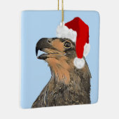 Notre ornement d'aigle de Noël E9 ton clair (Droite)