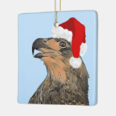 Notre ornement d'aigle de Noël E9 ton clair (Gauche)