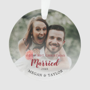 Notre ornement floral marié premier par Noël