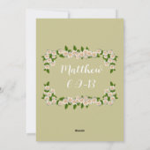 Notre Père Prière Matthieu 6:9-13 Carte d'or (Dos)