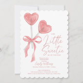 Notre petit Baby shower Saint-Valentin Invitation (Devant)