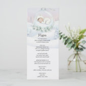 Notre petit bébé neige arrive Menu de fête (Debout devant)