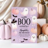 Notre petit Boo 2e Invitation Anniversaire Hallowe