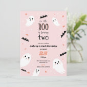 Notre Petit Boo Halloween 2e Invitation anniversai (Debout devant)