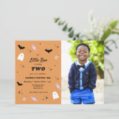 Notre Petit Boo Halloween Invitation Anniversaire (Debout devant)