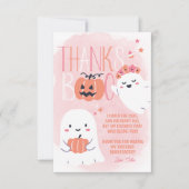 Notre petit Boo Halloween Merci d'anniversaire (Devant)