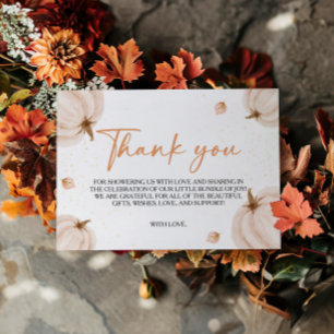 Notre petit Carte de remerciements Baby shower Cit