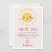 Notre petit Carte de remerciements d'anniversaire  (Devant)