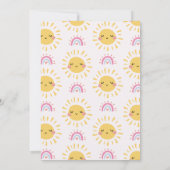 Notre petit Carte de remerciements d'anniversaire  (Dos)