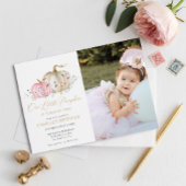 Notre petit Citrouille 1er anniversaire Invitation