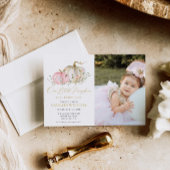 Notre petit Citrouille 1er anniversaire Invitation