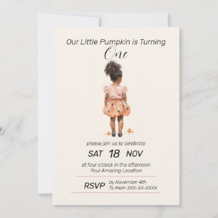 Notre petit Citrouille devient un invitation d'ann