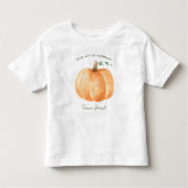 Notre Petit Citrouille Premier T-shirt d'anniversa (Devant)