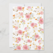 Notre Petit Citrouille rose 2e Invitation annivers (Dos)