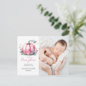 Notre petit Citrouille Sip et voir des Invitations (Debout devant)