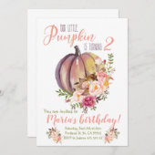 Notre petit Citrouille va lancer une invitation d' (Devant / Derrière)