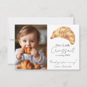 Notre petit croissant Merci pour le 1er anniversai (Devant)