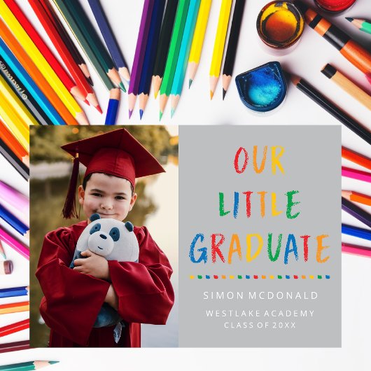 NOTRE PETIT DIPLÔMÉ | PHOTO GRAD PARTY INVITATION