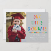 NOTRE PETIT DIPLÔMÉ | PHOTO GRAD PARTY INVITATION (Devant)