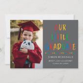 NOTRE PETIT DIPLÔMÉ | PHOTO GRAD PARTY INVITATION (Devant)