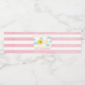 Notre petit Étiquette de bouteille d'eau de soleil (Étiquettes simples)