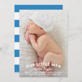 Notre petit Faire-part de naissance (Devant / Derrière)