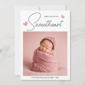 Notre petit Faire-part de naissance de Saint-Valen (Devant)