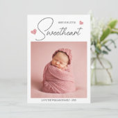 Notre petit Faire-part de naissance de Saint-Valen (Debout devant)