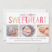 Notre petit Faire-part de naissance photo 3 (Devant)