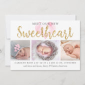 Notre petit Faire-part de naissance photo 3 (Devant)