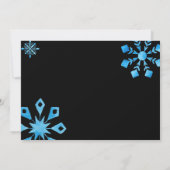 Notre petit flocon de neige est arrivé Faire-part  (Dos)