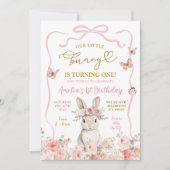 Notre petit lapin tourne une invitation (Devant)