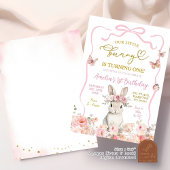 Notre petit lapin tourne une invitation