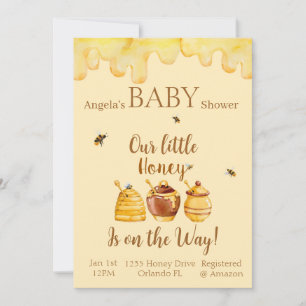 Notre petit miel est en route ! Carte de Baby Show