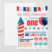 Notre petit pétard tourne une invitation (Devant / Derrière)