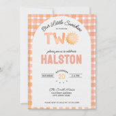 Notre Petit Soleil a Deux Ans | Invitation Anniver (Devant)