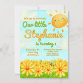 Notre petit soleil - Invitation de printemps (Devant)