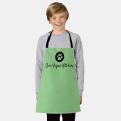 Notre petit tablier vert Vegan Kitchen (Porté)